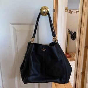 Hobo style Black Coach Bag